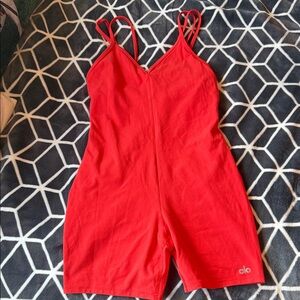 ALO Yoga Vibrant Red One Piece